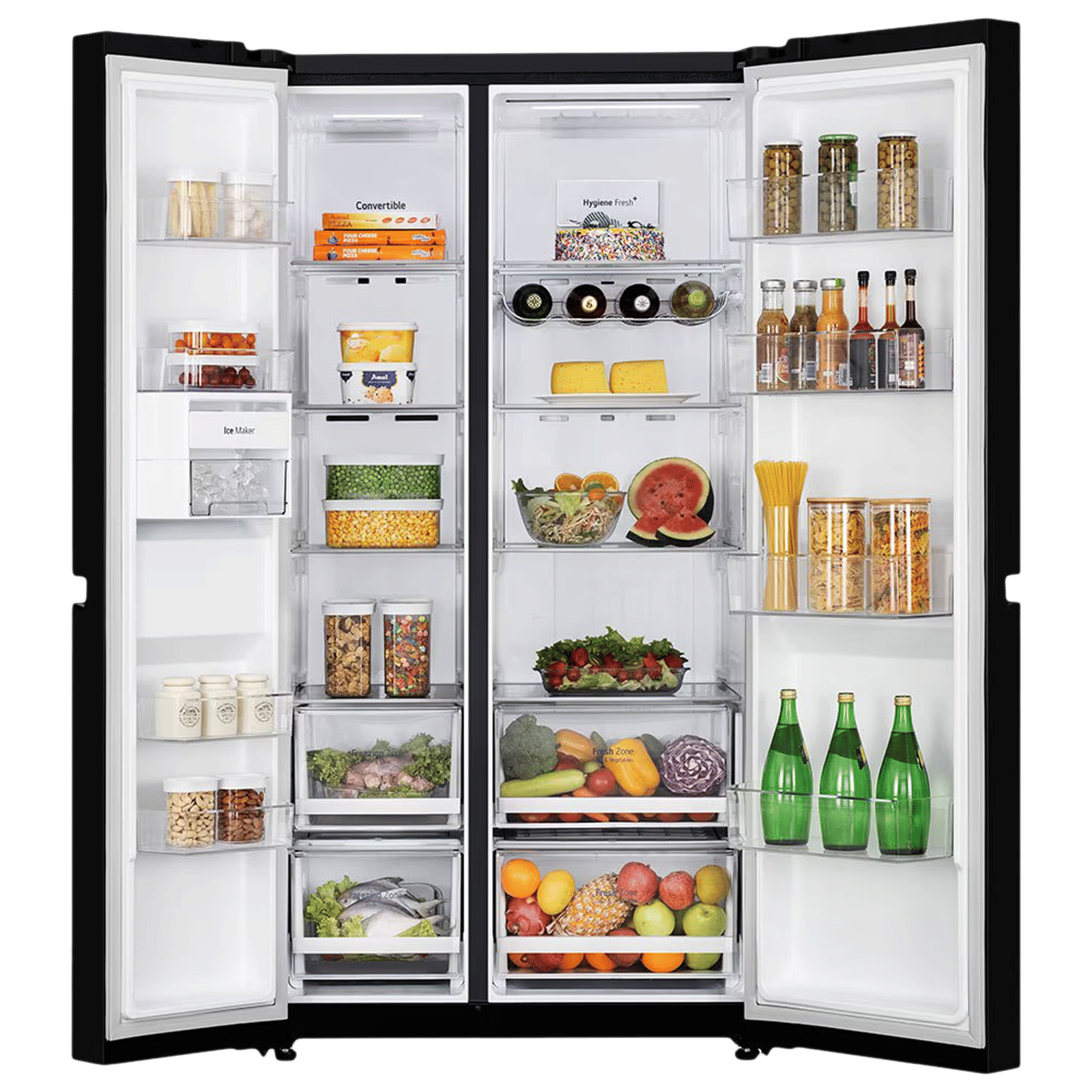 Buy LG 650 Litres 3 Star Frost Free Side by Side Refrigerator with